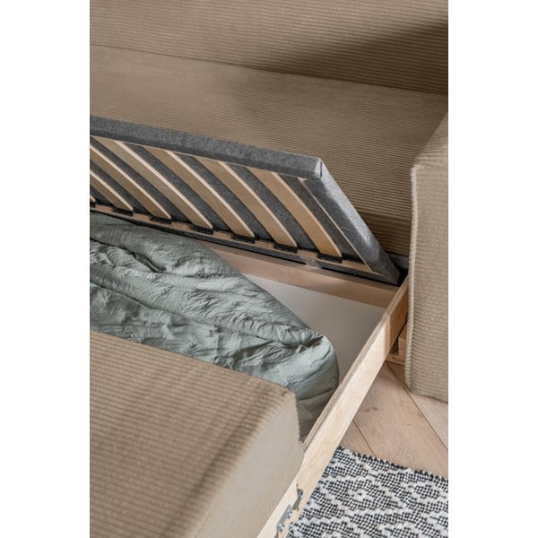 Bež kauč na razvlačenje 168 cm Lucky Lucy - Miuform-image-4