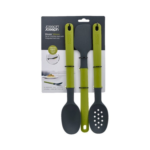 Sivo-zeleni set od 3 alata Joseph Joseph Elevate Silicone-image-2