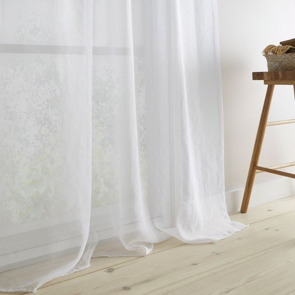 Bijela zavjesa 229x140 cm Izmir Tassel - Pineapple Elephant-image-3