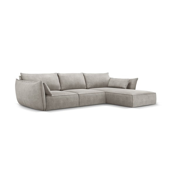 Svijetlo siva kutna garnitura (desni kut) Vanda - Mazzini Sofas-image-2