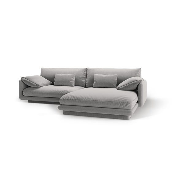 Svijetlo siva kutna garnitura (s desnim kutom) Torino – Micadoni Home-image-1