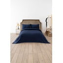 Tamno plavi prekrivač 200x220 cm Waffle – Mijolnir