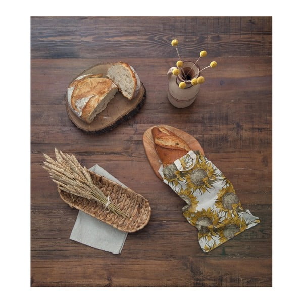 Lanena torba za kruh Really Nice Things Bag Sunflower, visina 42 cm-image-1