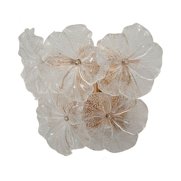 Staklena zidna lampa u zlatnoj boji Ibiscus – Mauro Ferretti-image-4