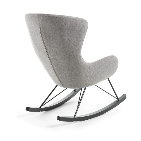Siva stolica za ljuljanje Kave Home Valsa-image-3
