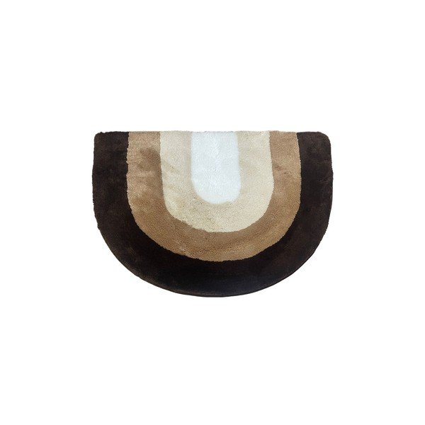 Smeđa kupaonska prostirka 75x115 cm Endings – Foutastic