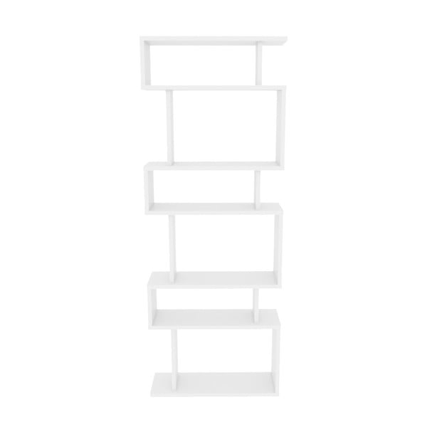 Bijela polica za knjige 60x160 cm Bates - Kalune Design