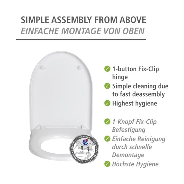 WC daska s automatskim zatvaranjem Sindia - Wenko-image-3