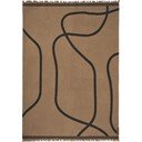 Svjetlo smeđa deka 130x175 cm Shadow  – Mette Ditmer Denmark