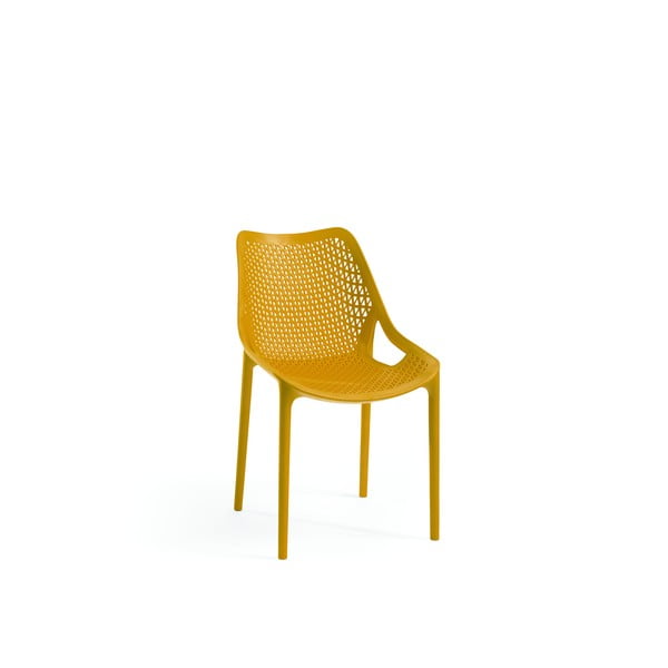 Žuta plastična vrtna stolica Bilros - Rojaplast