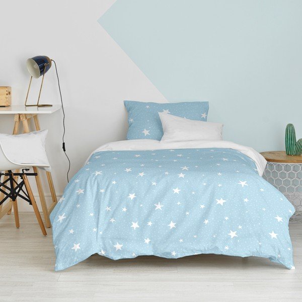 Pamučna dječja posteljina za krevet za jednu osobu 140x200 cm Little star – Happy Friday-image-2