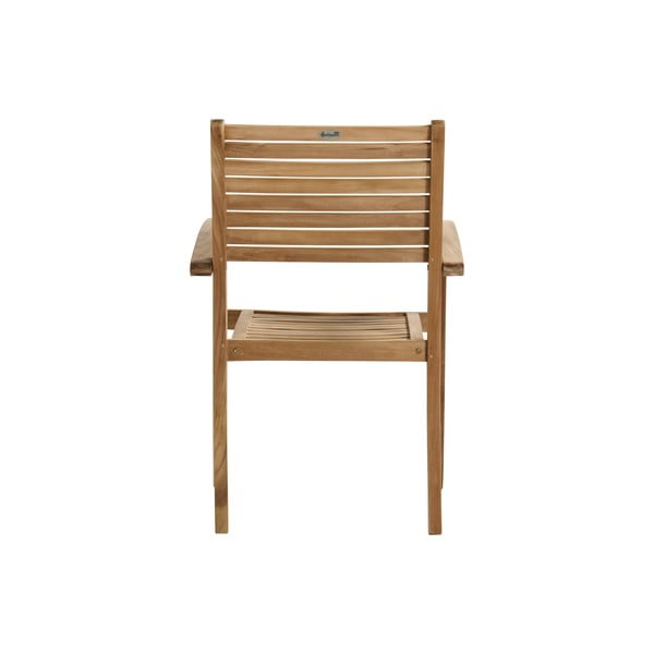 Vrtna stolica od masivnog drveta u prirodnoj boji Sunderland – Hartman-image-3