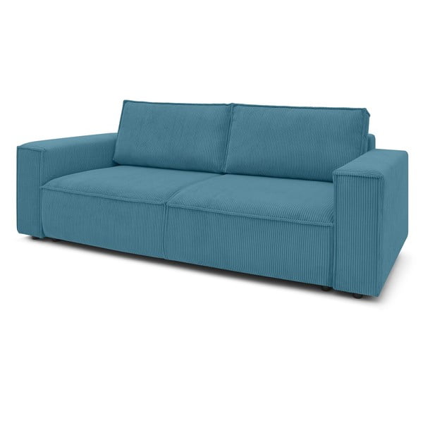 Tirkizna sklopiva sofa od samta 245 cm Nihad – Bobochic Paris-image-3