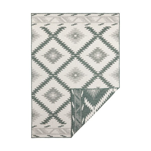 Zeleno-krem vanjski tepih NORTHRUGS Malibu, 150 x 80 cm