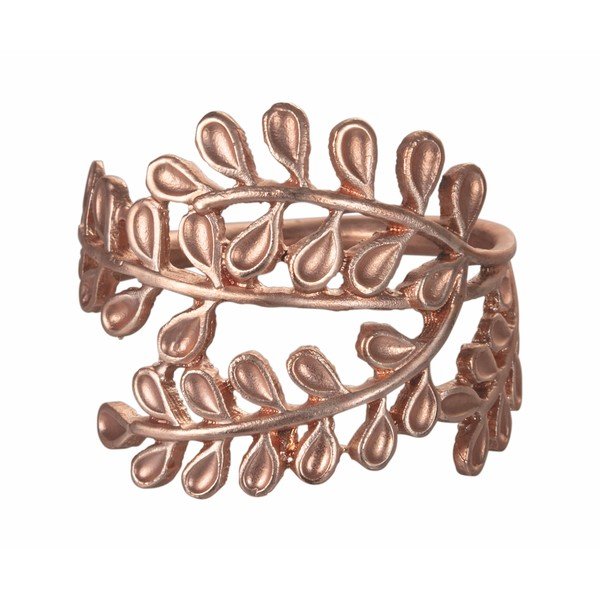 Set od 4 metalna prstena za salvete Villa d'Este Rose Gold-image-3