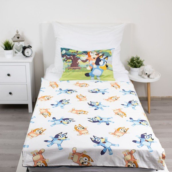 Pamučna dječja posteljina za dječji krevetić 100x135 cm Bluey – Jerry Fabrics-image-2