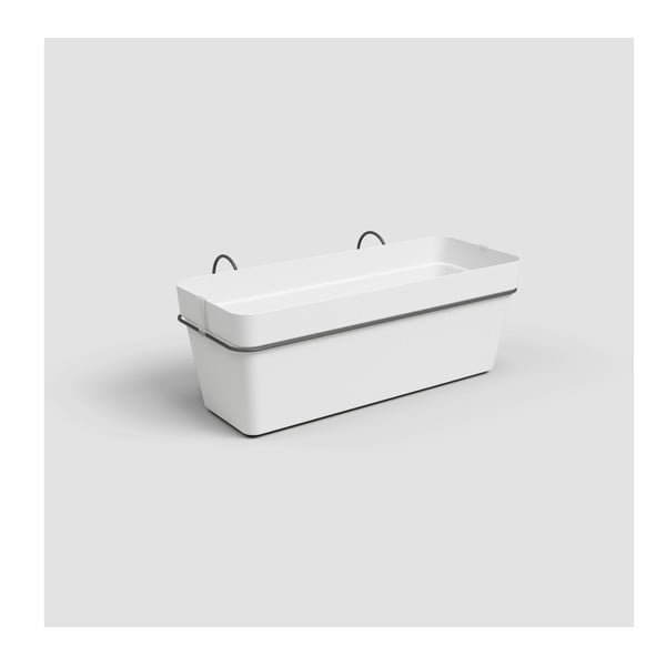 Viseća i zidna/samozaljevajući tegla za cvijeće od reciklirane plastike 50 cm Capri – Artevasi-image-1