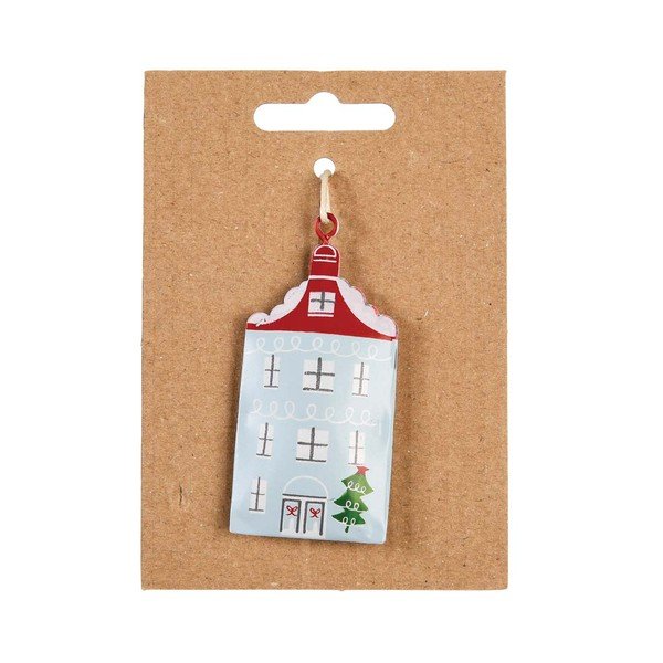 Ručno oslikan metalni ukras za drvce Rex London House-image-2