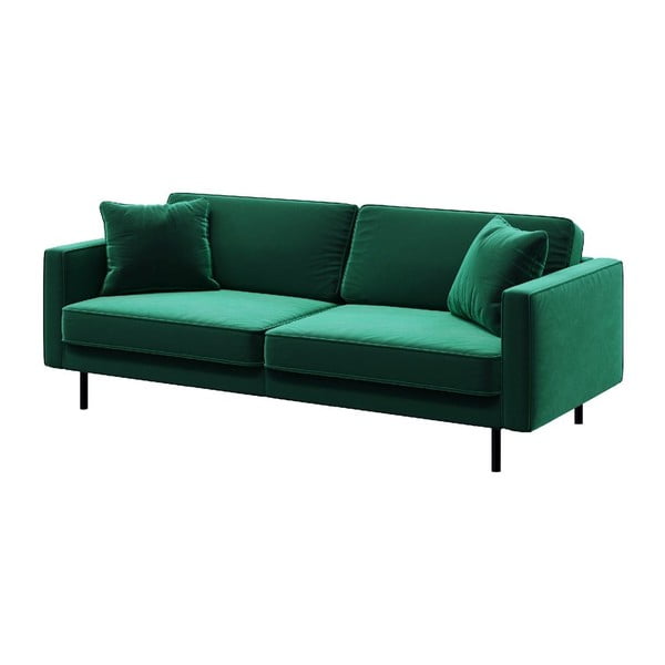 Zelena baršunasti sofa 207 cm Kobo – MESONICA-image-2