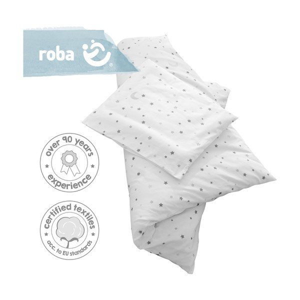 Bijela pamučna dječja posteljina za dječji krevetić 80x80 cm Sternenzauber – Roba-image-2