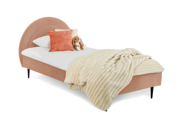 Ružičasti dječji krevet 90x200 cm Rainbow – Scandic-image-2