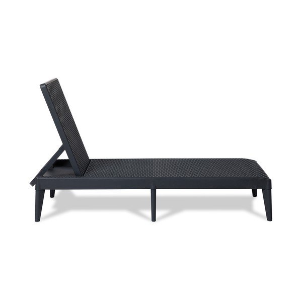 Crna vrtna ležaljka od umjetnog ratana Numana – Toomax-image-2