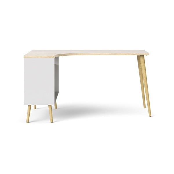 Radni stol u dekoru hrasta 145x81 cm Oslo - Tvilum-image-2