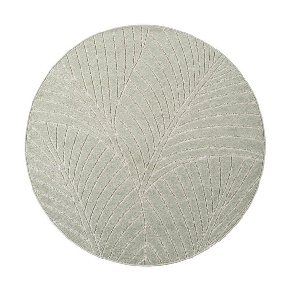 Zeleni okrugao unutarnji i vanjski tepih ø 80 cm Nova 1203 – Ayyildiz Carpets
