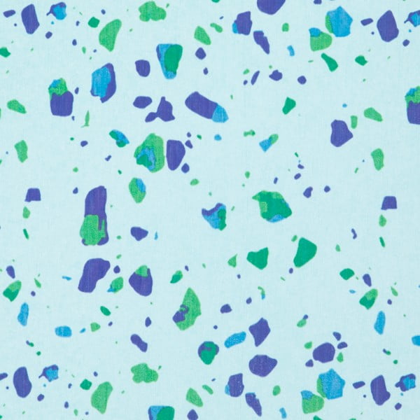 Svijetlo plava kupaonska prostirka od dijatomita 39x60 cm Terrazzo – Artsy Doormats-image-2