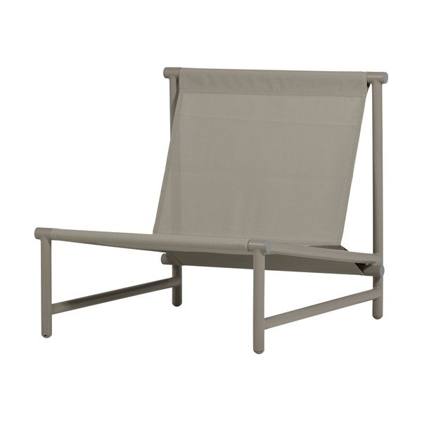 Bež metalna/podstavljena vrtna fotelja Elvo – WOOOD-image-4