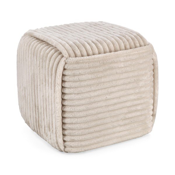 Bež tabure Cube – Bizzotto