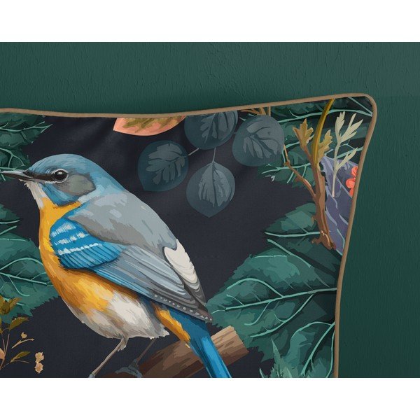 Antracitno siva posteljina za bračni krevet/za produženi krevet od pamučnog satena 200x220 cm Dilana – Descanso-image-3