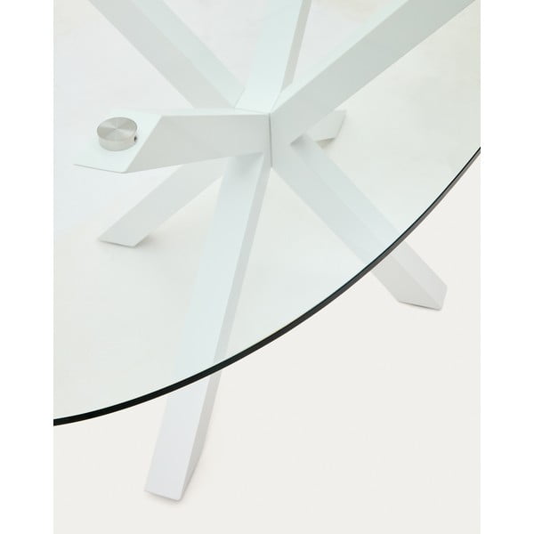 Blagovaonski stol sa staklenom pločom stola 100x200 cm Argo – Kave Home-image-3