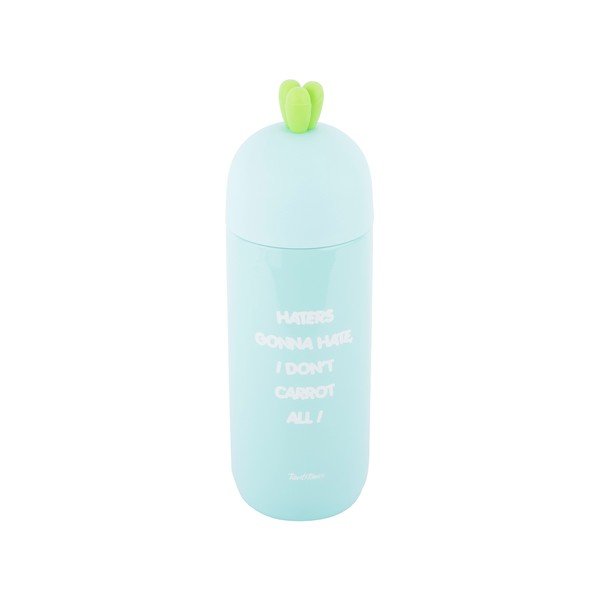Svjetlozelena termosica od nehrđajućeg čelika Tantitoni Cute Carrot, 280 ml
