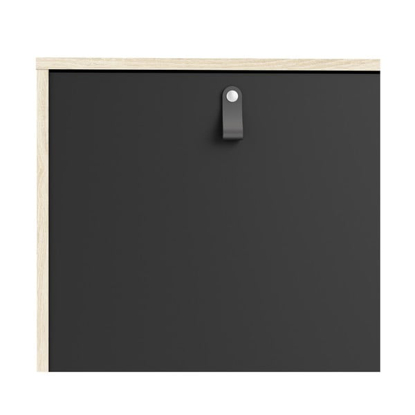 Crna komoda Tvilum Stubbe, 147 x 87 cm-image-1