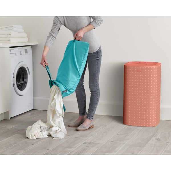 Ružičasta tekstilna košara za rublje 60 l Tota Pop – Joseph Joseph-image-1