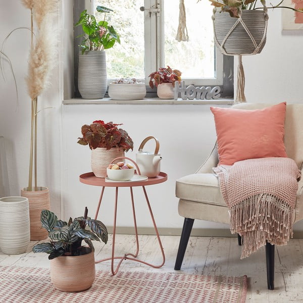 Narančasta keramička vaza Big pots Ravenna, výška 30 cm-image-1