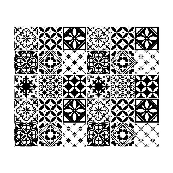 Set od 30 ukrasnih zidnih naljepnica Ambiance Rosario, 20 x 20 cm-image-2