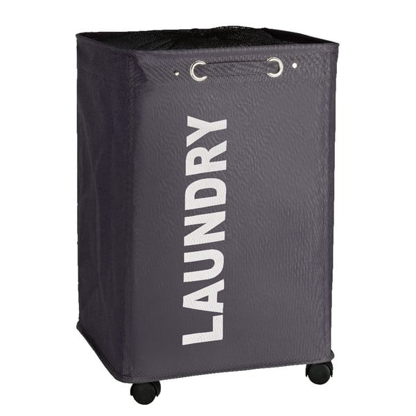 Sivi košara za rublje Wenkoo Quadro, 79,2 l-image-2