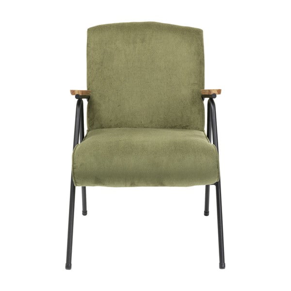 Zelena fotelja od samta Ryan – Kare Design