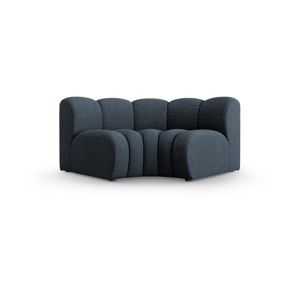 Plava modularna sjedeća garnitura od šenila (promjenjiva) Lupine – Micadoni 