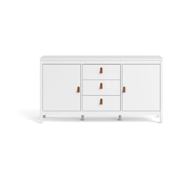 Bijela niska komoda 151x80 cm Madrid – Tvilum