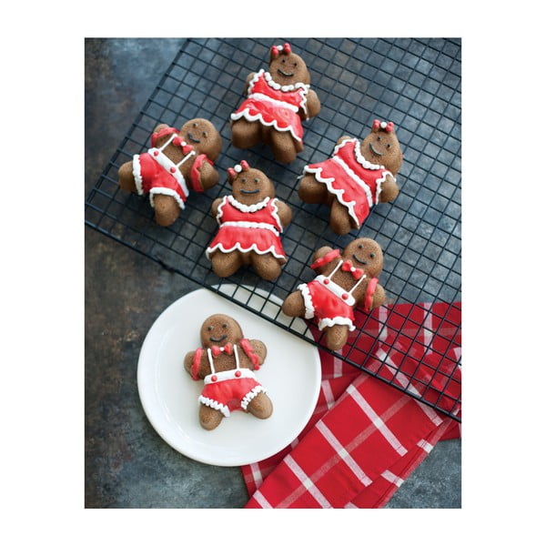 6 mini kalupa, srebrni Nordic Ware Girls and Boys, 1,1 l-image-1