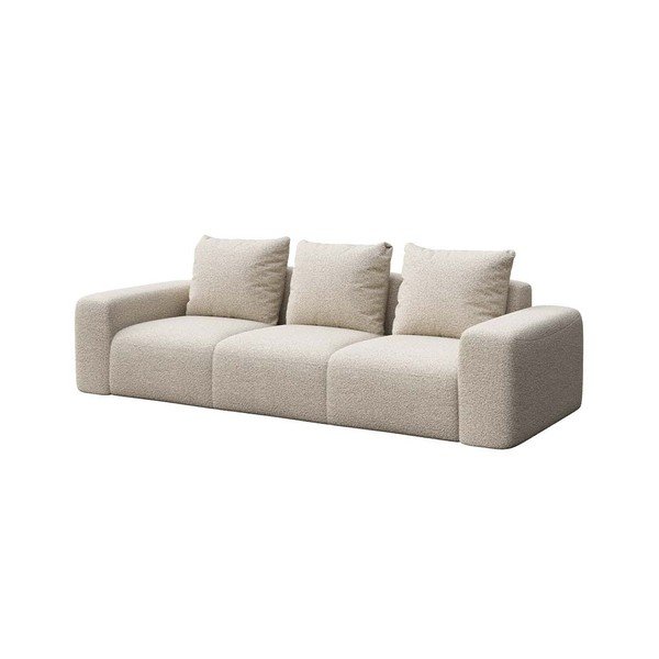 Bež sofa od bouclé tkanine 287 cm Monce – Rodier-image-2
