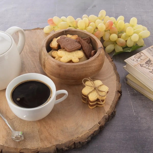 Drvena zdjelica u prirodnoj boji Mango – Orion-image-1