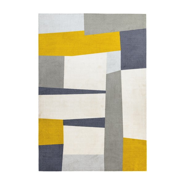 Žuto-sivi tepih Asiatic Carpets Riley Carso, 160 x 240 cm