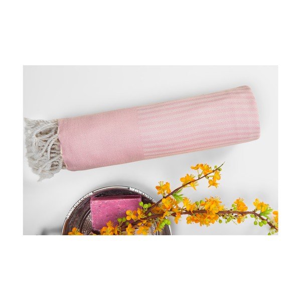 Hamam ručnik Loincloth, roze-image-2