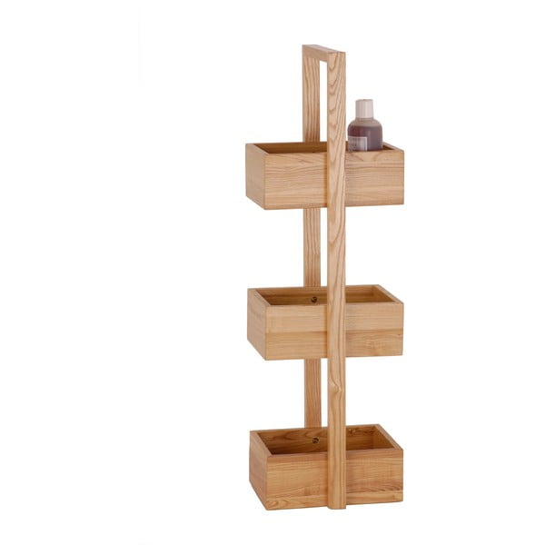 Stalak za kupaonicu od hrastovog drveta Wireworks Caddy Mezza, visina 84 cm-image-2