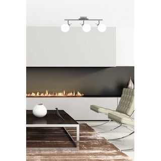 Stropna lampa srebrne boje sa staklenim sjenilom 12x62 cm Ghost - Candellux Lighting