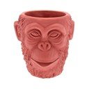 Crvena posuda za cvijeće Villa Collection Calbe, visina 19 cm